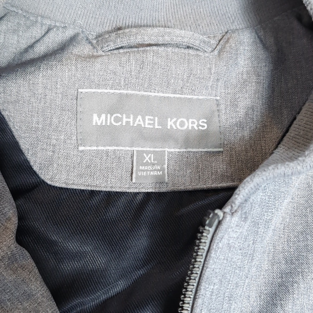 Michael Kors Lightweight Bomber Jacket Size XXL in Gray - Picture 3 of 11